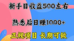 全年可变现项目，收益高无门槛，正规项目，长期可做，一天收益1k+一台电脑在家创业【揭秘】-苏舒创业网