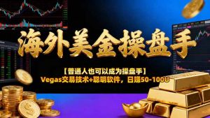 海外美金操盘手技术【普通人也可以成为操盘手】Vegas交易技术+聪明软件，日赚50-100U-苏舒创业网