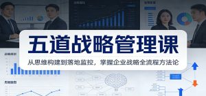 五道战略管理课：从思维构建到落地监控，掌握企业战略全流程方法论-苏舒创业网