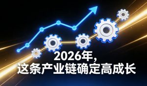 付费文章：2026年，这条产业链确定高成长-苏舒创业网