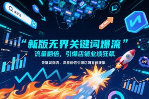 新版无界关键词爆流，流量翻倍，引爆店铺业绩狂飙-苏舒创业网