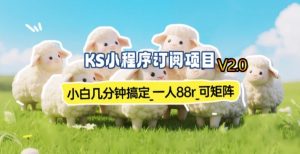 【新一期】小程序订阅_小白几分钟70-80r，可矩阵(已测到账)-苏舒创业网