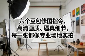 六个豆包修图指令,高清画质、逼真细节,每一张都像专业场地实拍-苏舒创业网