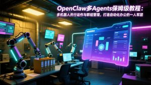 OpenClaw多Agents保姆级教程:多机器人并行运作与群组管理,打造自动化办公的一人军团-苏舒创业网