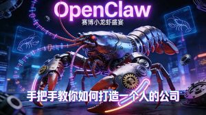 OpenClaw,小龙虾-从产品到爆款的成长之路,手把手教你如何打造一个人的公司-苏舒创业网