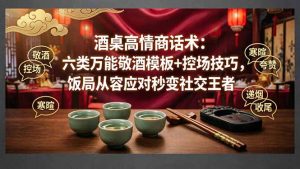 付费文章:酒桌高情商话术:六类万能敬酒模板+控场技巧,饭局从容应对秒变社交王者-苏舒创业网