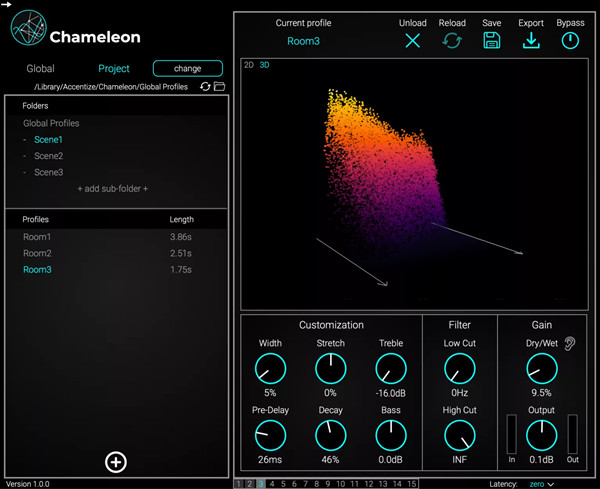 Accentize Chameleon(智能音频插件) v2.1.1 免费版-苏舒创业网