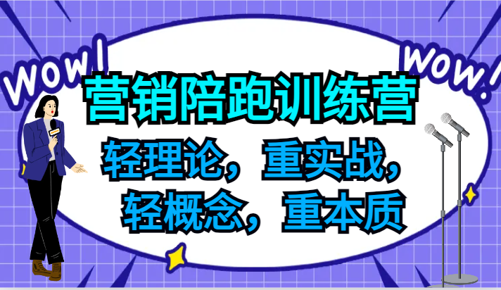 营销陪跑训练营，轻理论，重实战，轻概念，重本质，适合中小企业和初创企业的老板-苏舒创业网