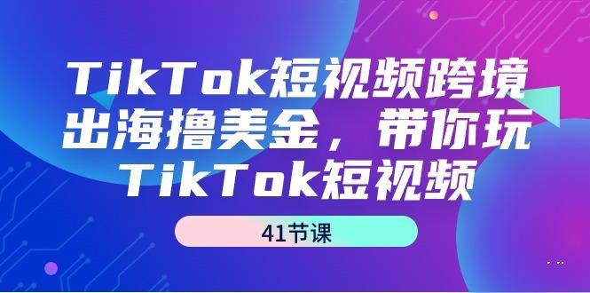 TikTok短视频跨境出海撸美金,带你玩TikTok短视频(41节课)-苏舒创业网